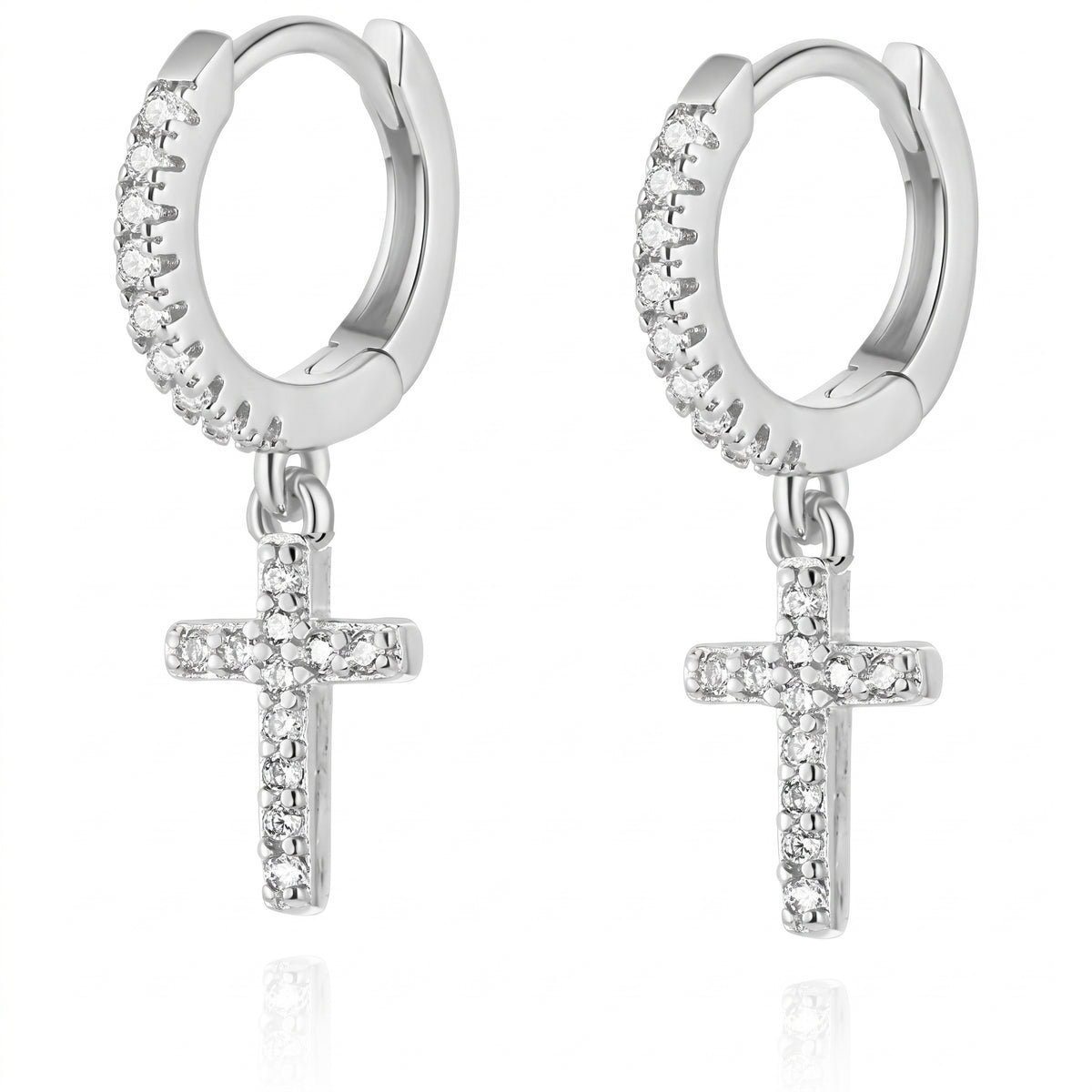 Elegante Silberne Ohrringe