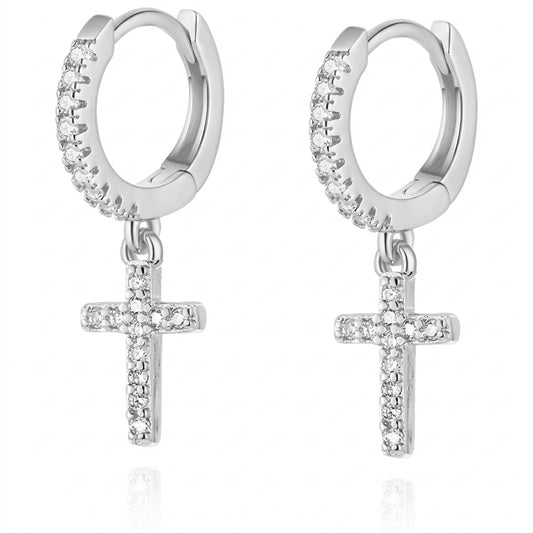 Elegante Silberne Ohrringe