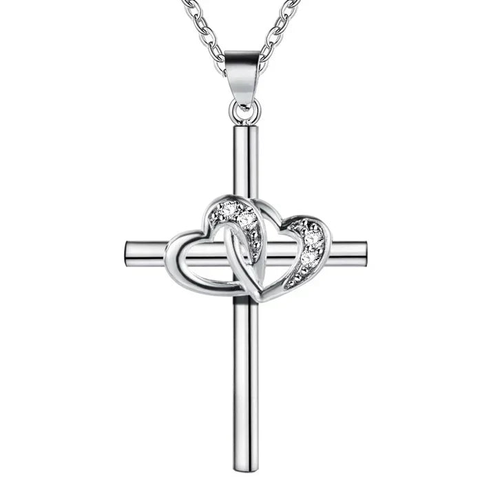 Silberne Herz Kette