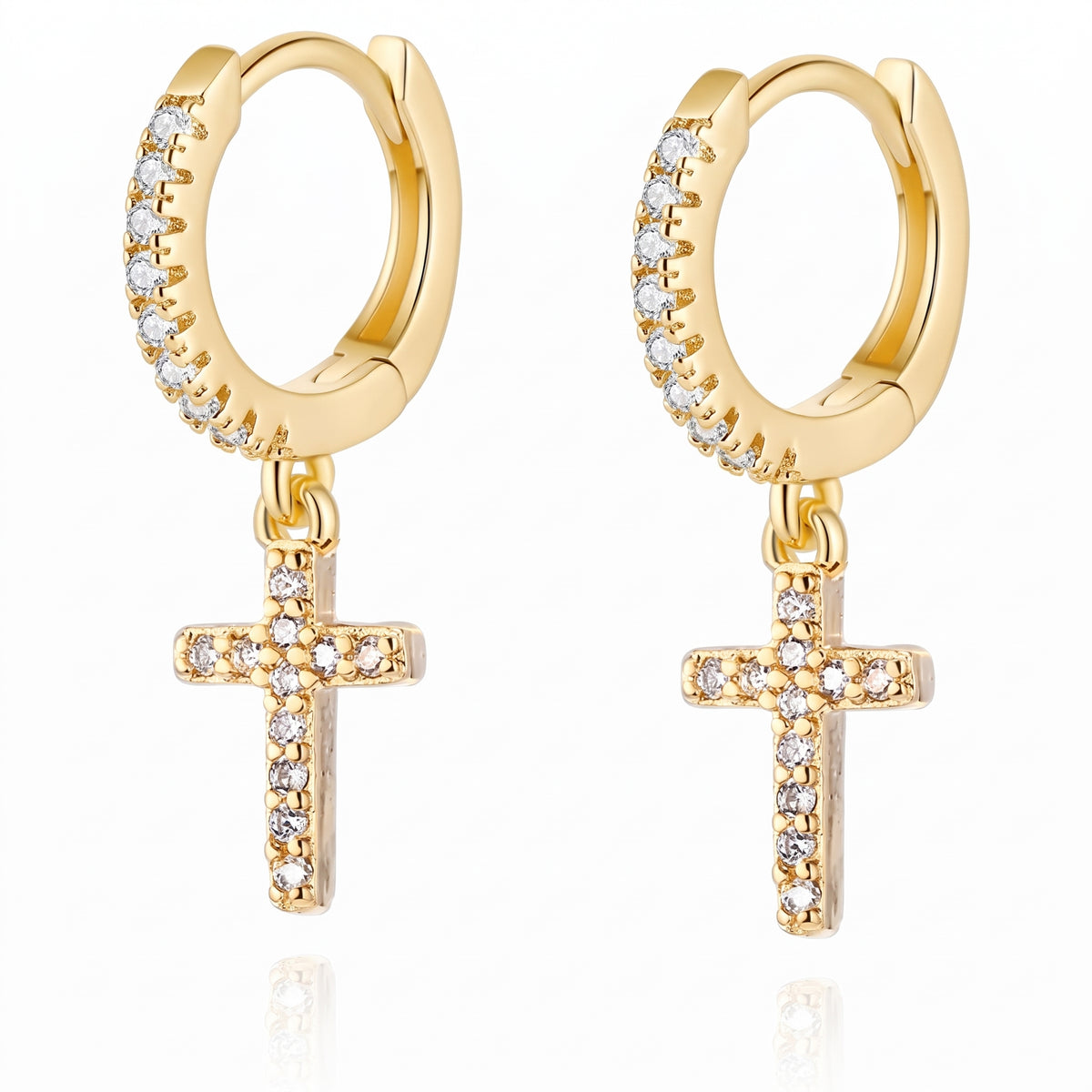 Elegante Goldene Ohrringe