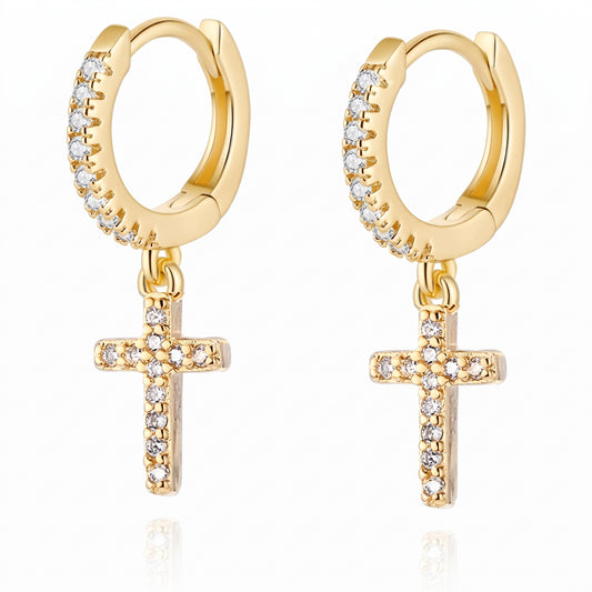 Elegante Goldene Ohrringe
