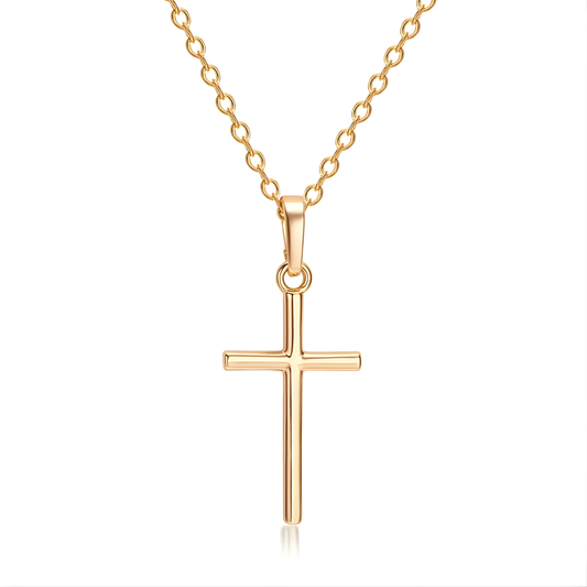 Elegante Goldene Kreuzkette